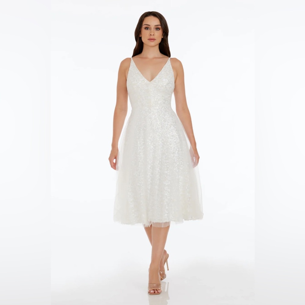 Beautiful dress for bridal shower, or for any celebration.